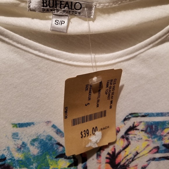 BUFFALO Sleeveless Graphic Tee (Womens' Size S) - Picture 3 of 6